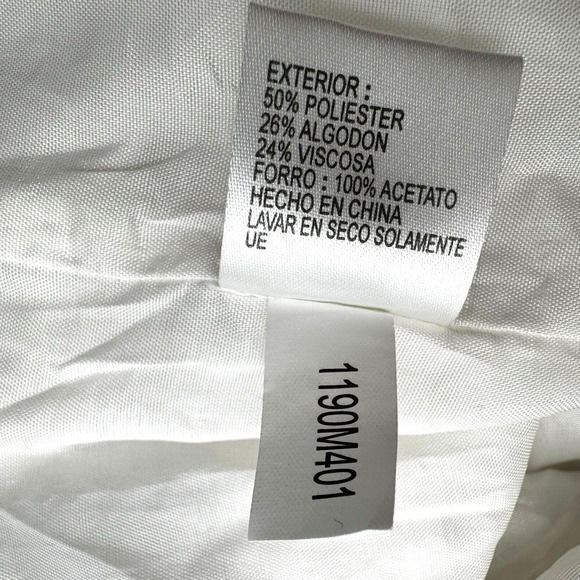 ANTONIO MELANI Size 10 Midi Dress Silver Black Metallic Career Cocktail Modern - Picture 5 of 7